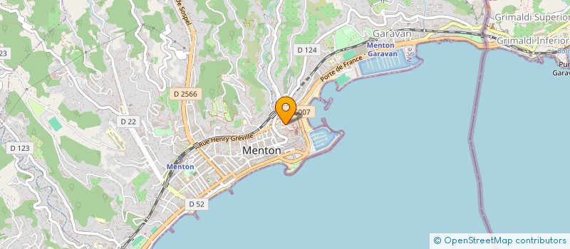 localisation de l'entreprise MONSIEUR PHILIPE BALLESTRA à MENTON