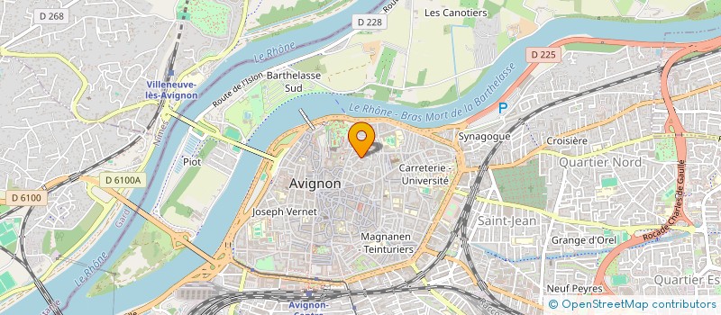 localisation de l'entreprise MONSIEUR PHILIPE MATERAZI  AVIGNON