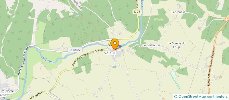 localisation de l'entreprise MONSIEUR PHILIPE VAN MELLE-ZWAAN  BRANTOME EN PERIGORD