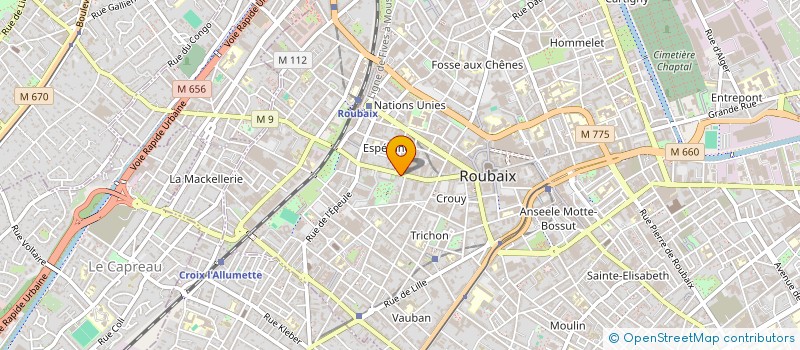 localisation de l'entreprise MONSIEUR PHILIPP KROISS  ROUBAIX