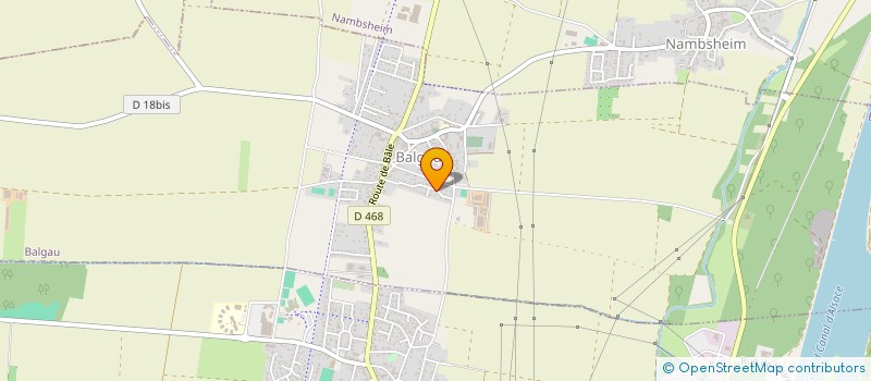 localisation de l'entreprise MONSIEUR PHILIPP MULLER  BALGAU