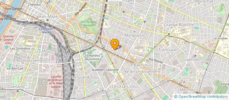 localisation de l'entreprise MONSIEUR PHILIPPE ABADIE à LYON