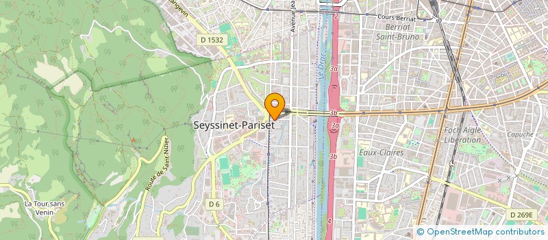 localisation de l'entreprise MONSIEUR PHILIPPE ABADIE à SEYSSINET-PARISET