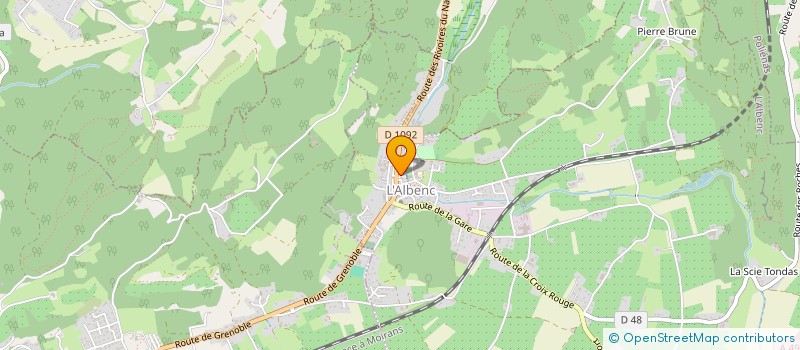 localisation de l'entreprise MONSIEUR PHILIPPE ABDERRAHIM  L'ALBENC