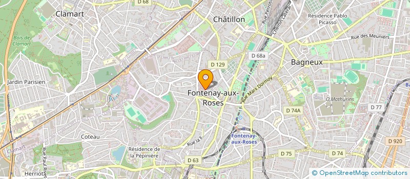 localisation de l'entreprise MONSIEUR PHILIPPE ABDOULAYE à FONTENAY-AUX-ROSES