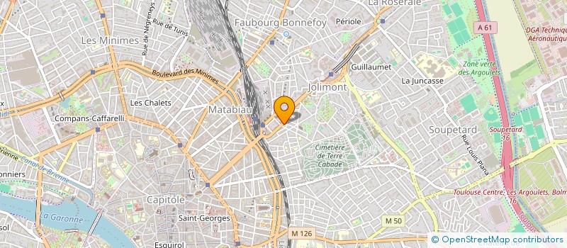 localisation de l'entreprise MONSIEUR PHILIPPE ABOUT  TOULOUSE