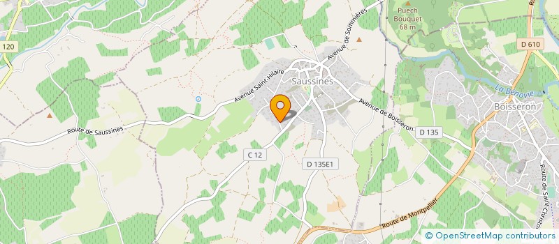 localisation de l'entreprise MONSIEUR PHILIPPE ABRARD  SAUSSINES