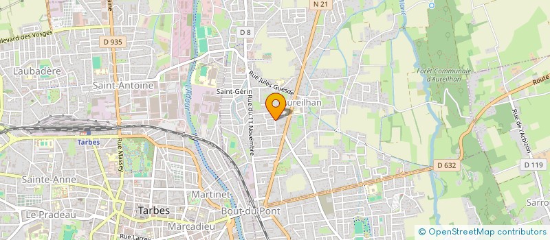 localisation de l'entreprise MONSIEUR PHILIPPE ACOSTA  ORLEIX