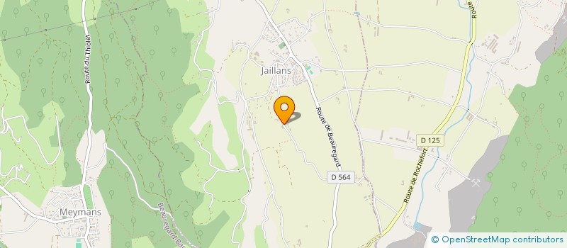 localisation de l'entreprise MONSIEUR PHILIPPE ACTON  JAILLANS