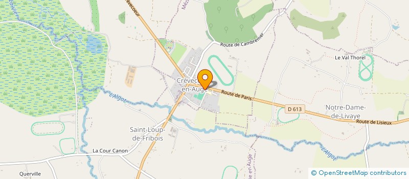 localisation de l'entreprise MONSIEUR PHILIPPE ADAM  MEZIDON VALLEE D'AUGE