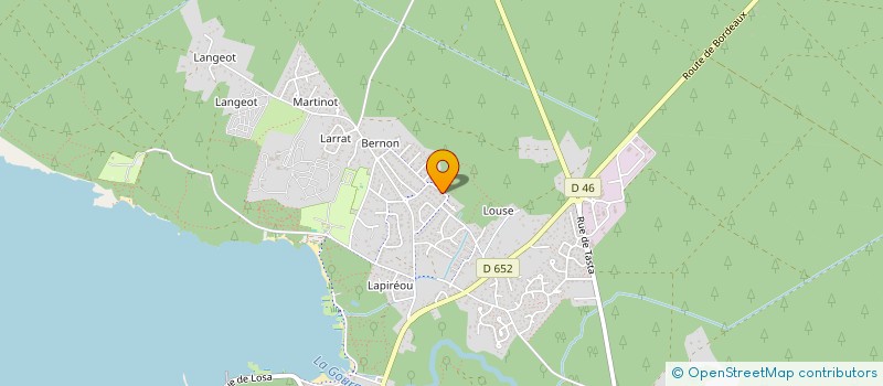 localisation de l'entreprise MONSIEUR PHILIPPE ADAM  SANGUINET