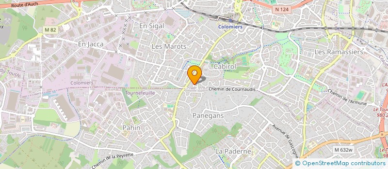 localisation de l'entreprise MONSIEUR PHILIPPE ADRIEN NOUSSE à COLOMIERS