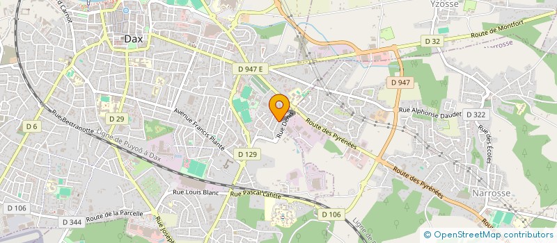localisation de l'entreprise MONSIEUR PHILIPPE ADRILLON à DAX