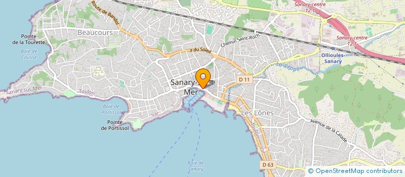 localisation de l'entreprise MONSIEUR PHILIPPE AFONSO à SANARY-SUR-MER