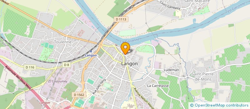 localisation de l'entreprise MONSIEUR PHILIPPE AFONSO  LANGON