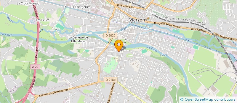 localisation de l'entreprise MONSIEUR PHILIPPE AGENY  VIERZON