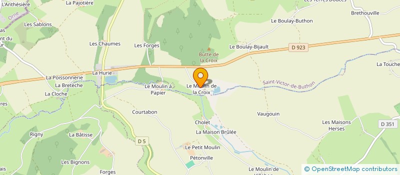 localisation de l'entreprise MONSIEUR PHILIPPE AGIN à SAINT-VICTOR-DE-BUTHON