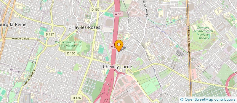 localisation de l'entreprise MONSIEUR PHILIPPE AGNISOLA  L'HAY-LES-ROSES