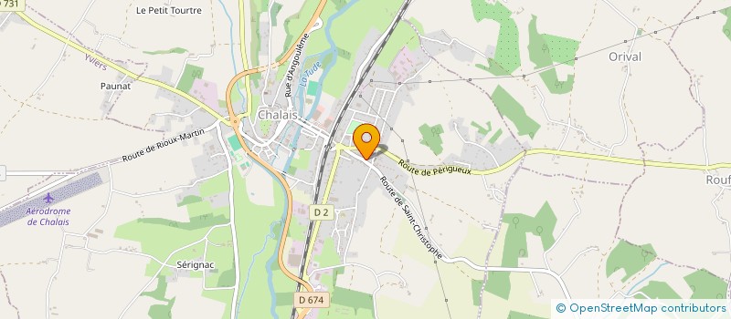 localisation de l'entreprise MONSIEUR PHILIPPE AGUIRRE à CHALAIS