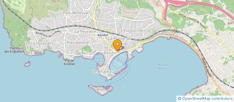 localisation de l'entreprise MONSIEUR PHILIPPE ALAGUEUZIAN à BANDOL