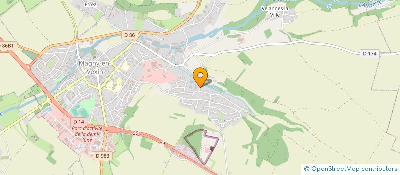 localisation de l'entreprise MONSIEUR PHILIPPE ALAIN JACKI BOIVIN  MAGNY-EN-VEXIN