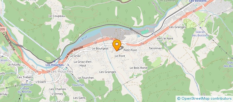 localisation de l'entreprise MONSIEUR PHILIPPE ALASSEUR  LES HOUCHES