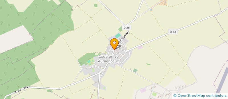 localisation de l'entreprise MONSIEUR PHILIPPE ALAVOINE à COUVRON-ET-AUMENCOURT