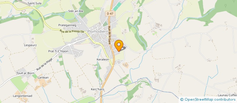 localisation de l'entreprise MONSIEUR PHILIPPE ALBAN  PLOMODIERN