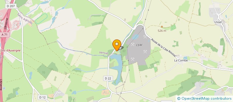 localisation de l'entreprise MONSIEUR PHILIPPE-ALBAN VIAL  VENSAT