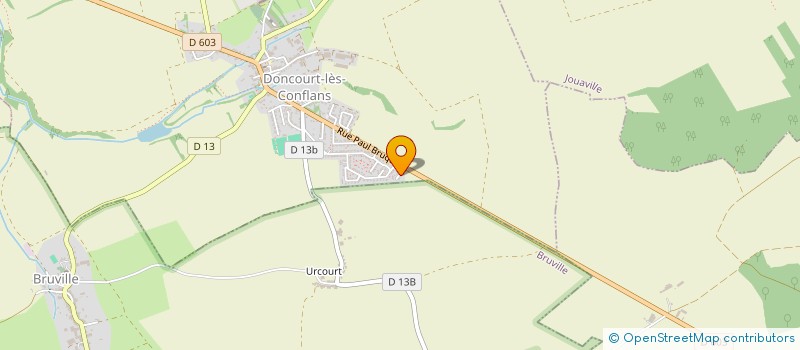 localisation de l'entreprise MONSIEUR PHILIPPE ALBANO  DONCOURT-LES-CONFLANS