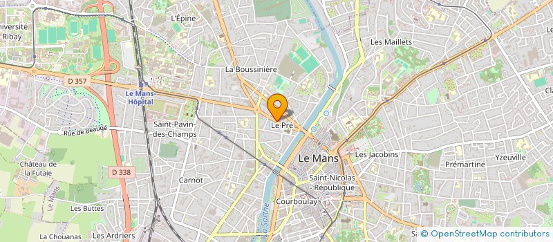 localisation de l'entreprise MONSIEUR PHILIPPE ALBERT à LE MANS