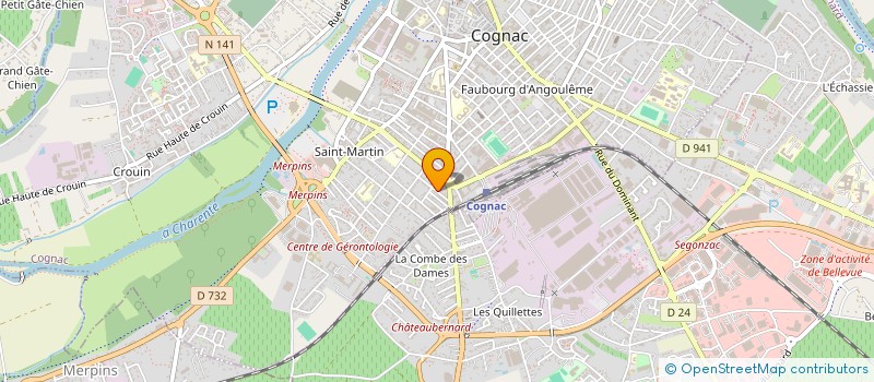 localisation de l'entreprise MONSIEUR PHILIPPE ALBERT à COGNAC