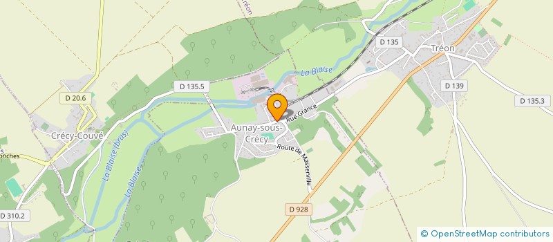 localisation de l'entreprise MONSIEUR PHILIPPE ALBION à AUNAY-SOUS-CRECY