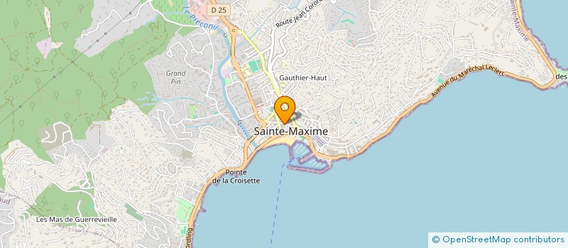 localisation de l'entreprise MONSIEUR PHILIPPE ALBOREO à SAINTE-MAXIME