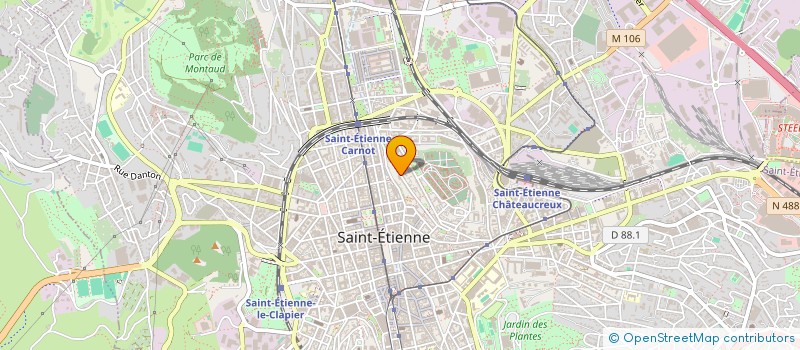 localisation de l'entreprise MONSIEUR PHILIPPE ALBORGHETTI  SAINT-ETIENNE