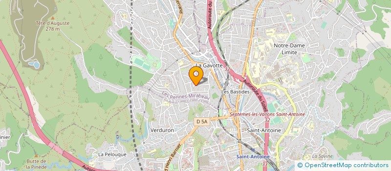 localisation de l'entreprise MONSIEUR PHILIPPE ALBRAND à LES PENNES-MIRABEAU