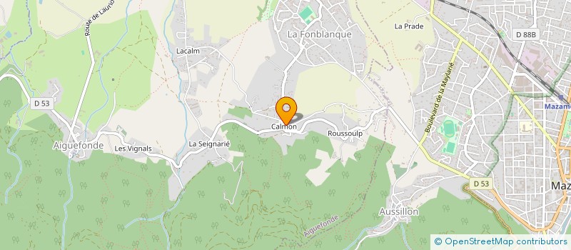 localisation de l'entreprise MONSIEUR PHILIPPE ALEXANDRE  AIGUEFONDE