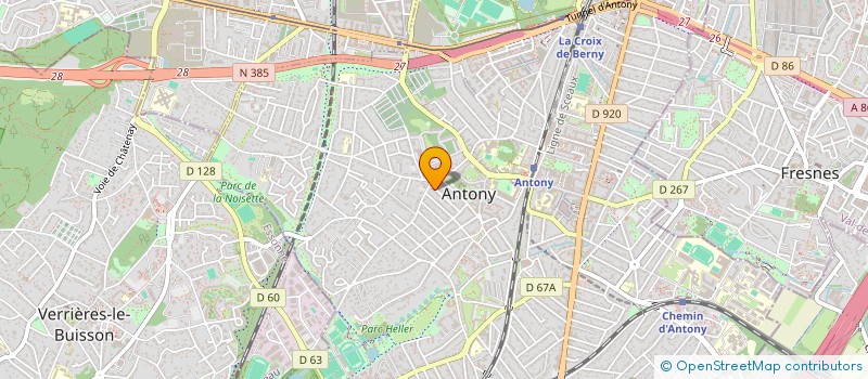 localisation de l'entreprise MONSIEUR PHILIPPE ALGARON à ANTONY