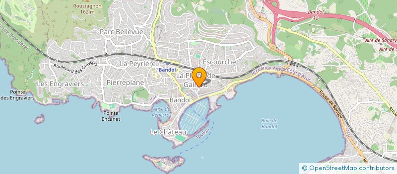 localisation de l'entreprise MONSIEUR PHILIPPE ALITTA à BANDOL