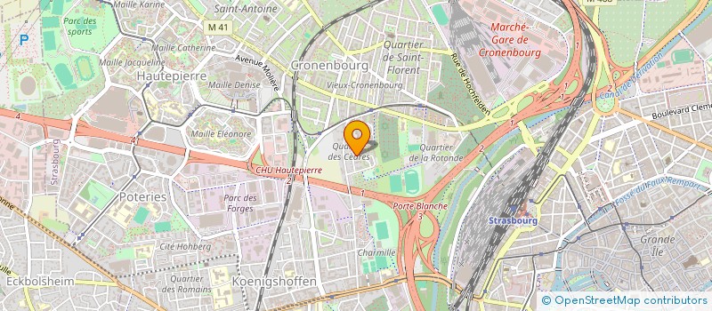 localisation de l'entreprise MONSIEUR PHILIPPE ALLACHEN à STRASBOURG