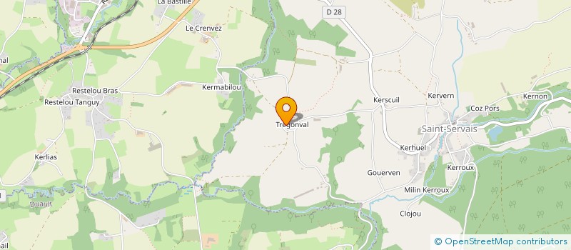 localisation de l'entreprise MONSIEUR PHILIPPE ALLAIN  SAINT-SERVAIS