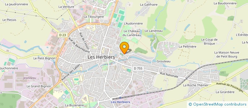 localisation de l'entreprise MONSIEUR PHILIPPE ALLANIC à LES HERBIERS