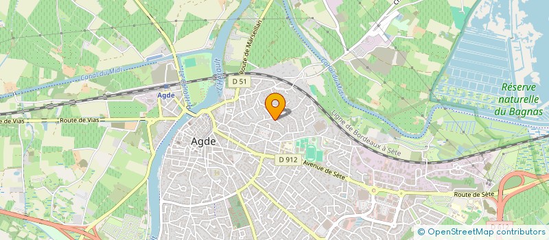 localisation de l'entreprise MONSIEUR PHILIPPE ALLARD à AGDE