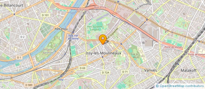 localisation de l'entreprise MONSIEUR PHILIPPE ALLARD à ISSY-LES-MOULINEAUX