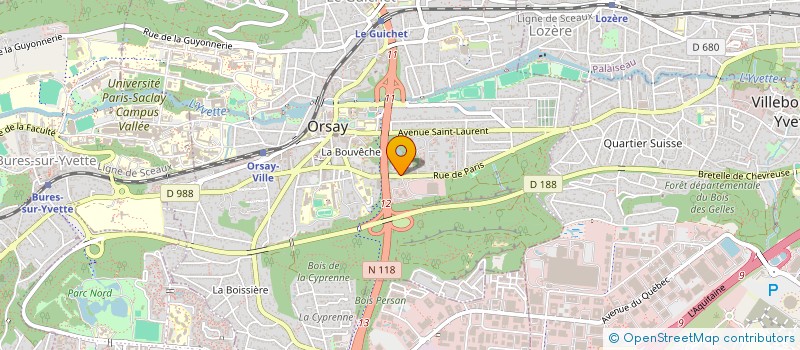 localisation de l'entreprise MONSIEUR PHILIPPE ALLART à ORSAY