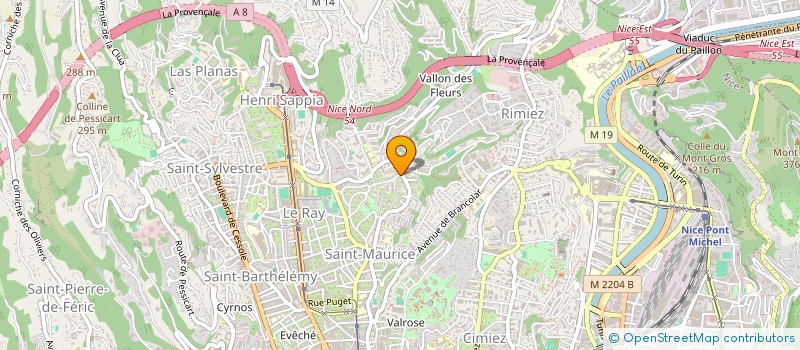 localisation de l'entreprise MONSIEUR PHILIPPE ALLEGRINI à NICE