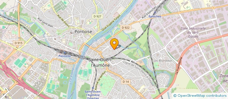 localisation de l'entreprise MONSIEUR PHILIPPE ALMEIDA  SAINT-OUEN-L'AUMONE