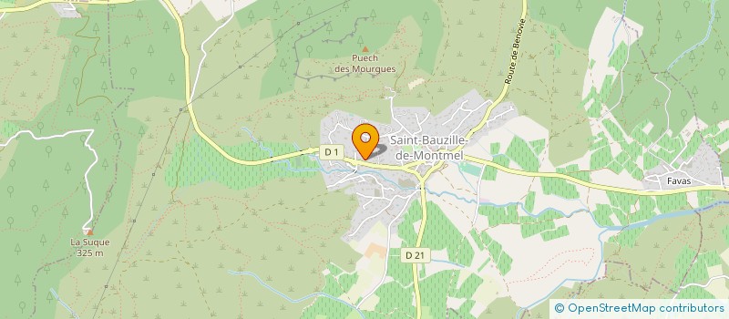 localisation de l'entreprise MONSIEUR PHILIPPE ALMUNEAU  SAINT-BAUZILLE-DE-MONTMEL