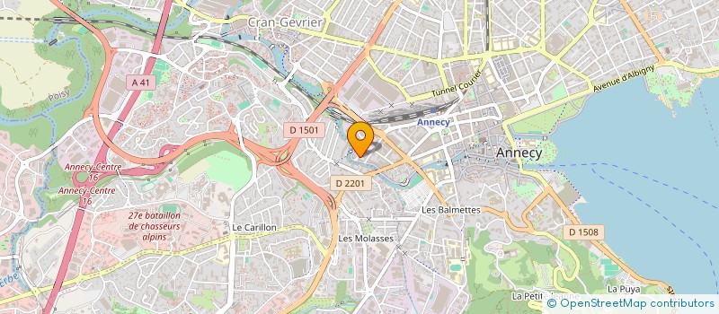 localisation de l'entreprise MONSIEUR PHILIPPE ALPY à ANNECY