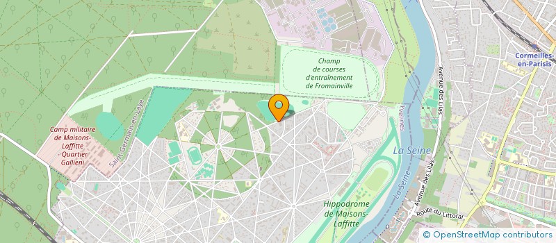 localisation de l'entreprise MONSIEUR PHILIPPE ALRIC  MAISONS-LAFFITTE